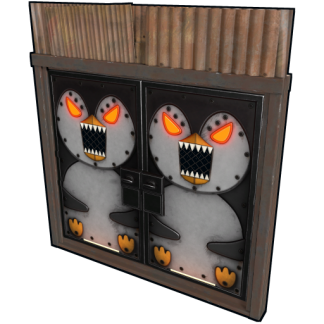Demoniac Pinguin Sheet Metal Double Door